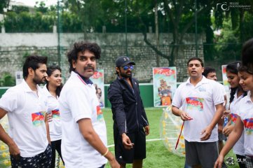 Kerintha Movie Team At Bubble Soccer Event
